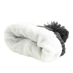 USB Rechargeable Waterproof LED Bobble Hat with Sherpa Lining  (Size 26x20 Cm) - Grey_6126643_4