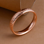 Royal Bali Collection - 9K Rose Gold Diamond Cut Band Ring_6252135_1