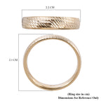 Royal Bali Collection - 9K Yellow Gold Diamond Cut Band Ring_6252144_6