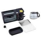 3 in 1 Mini Kitchen Solution (Toaster Oven - 9 Litre, Coffee Pot - 600 ML and Frying Pan)_6263456_5