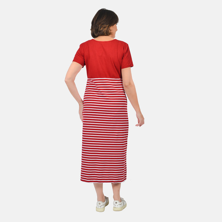 SUGARCRSIP Short Sleeve T-Shirt Maxi Dress 6290645 2