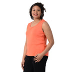 2 Piece Set - Matching Cardigan and Tank Top (Size L,16-18) - Orange_6297693_5