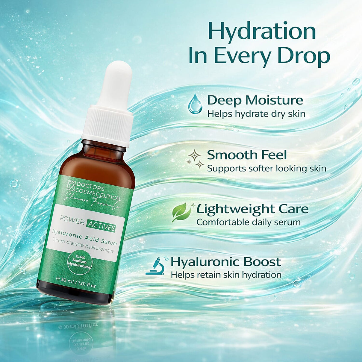 Doctors Formula Power Active Hyaluronic Acid Serum 30ml 6305361 3