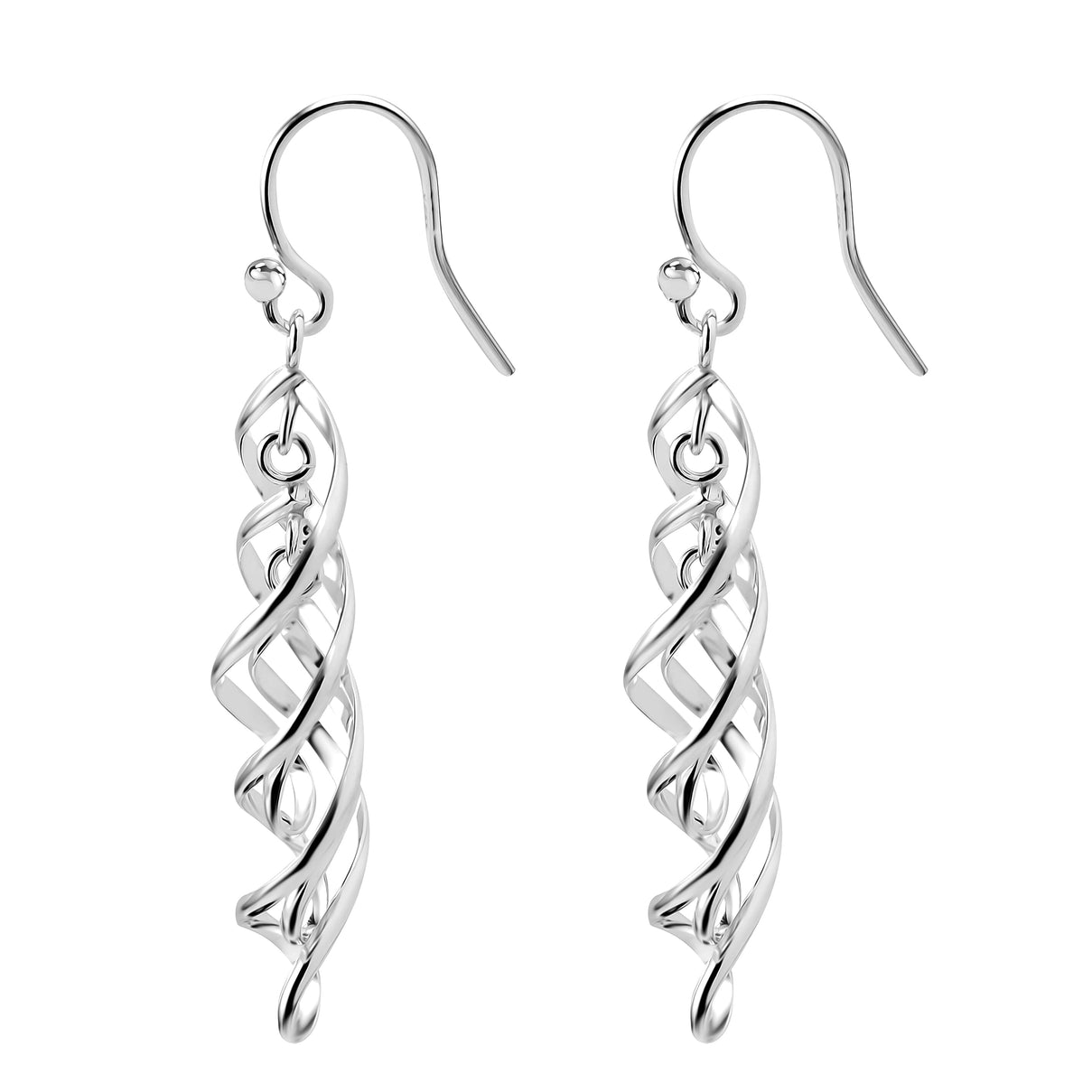 Sterling Silver Dangle Hook Earrings 6319188 4