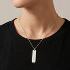 Personalized Dog Tag Chain (Size - 20) in Silver Tone_6342222_1