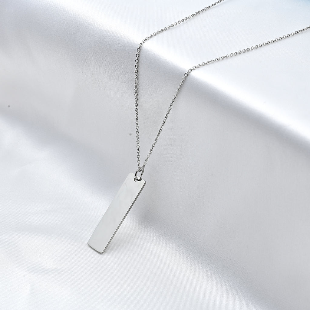 Personalized Dog Tag Chain (Size - 20) in Silver Tone_6342222_2