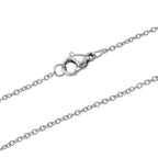 Personalized Dog Tag Chain (Size - 20) in Silver Tone_6342222_4