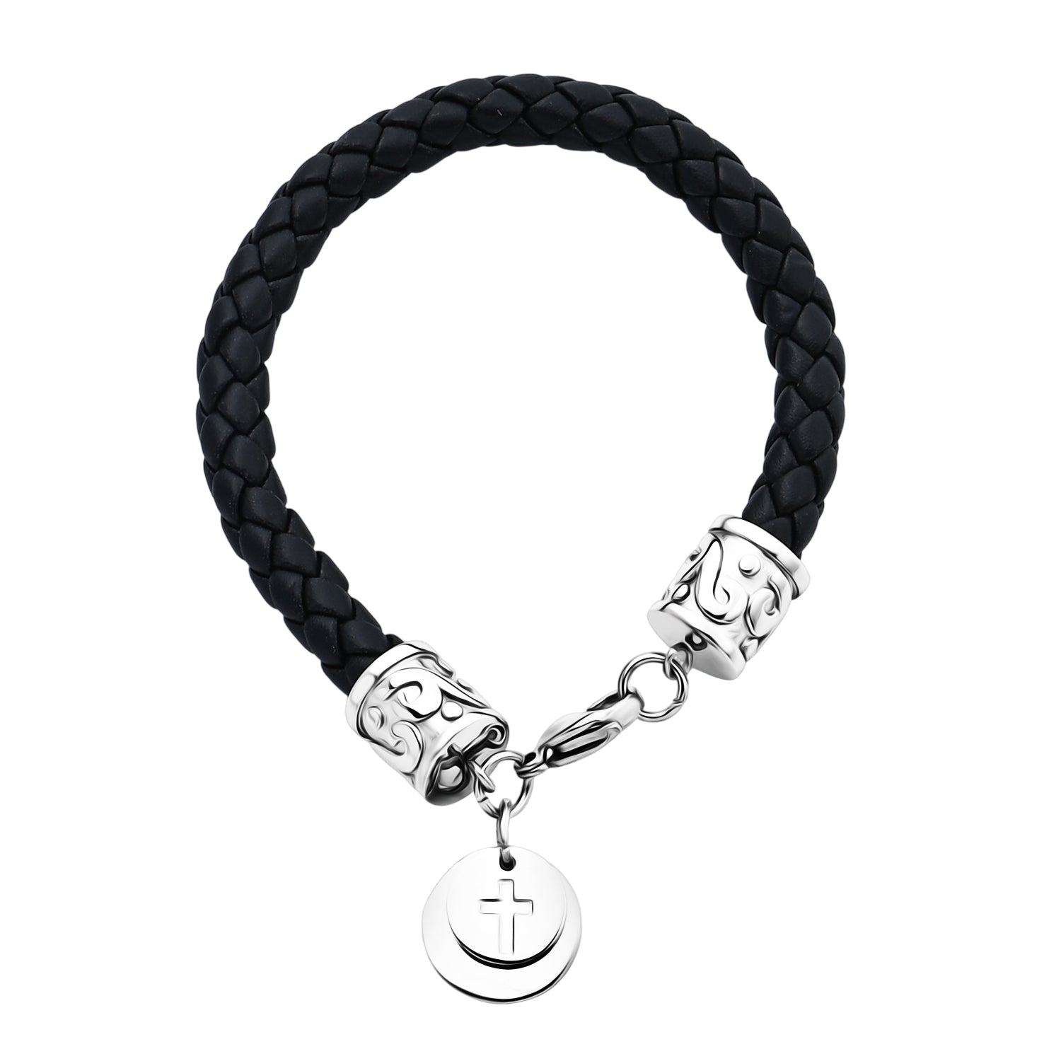 Coin Charms Bracelet (Size - 8) in Silver Tone 6342278 0