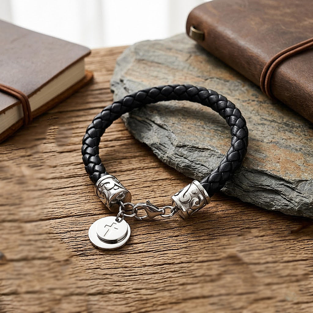 Coin Charms Bracelet (Size - 8) in Silver Tone V32359979 3