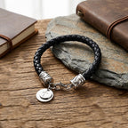 Coin Charms Bracelet (Size - 8) in Silver Tone