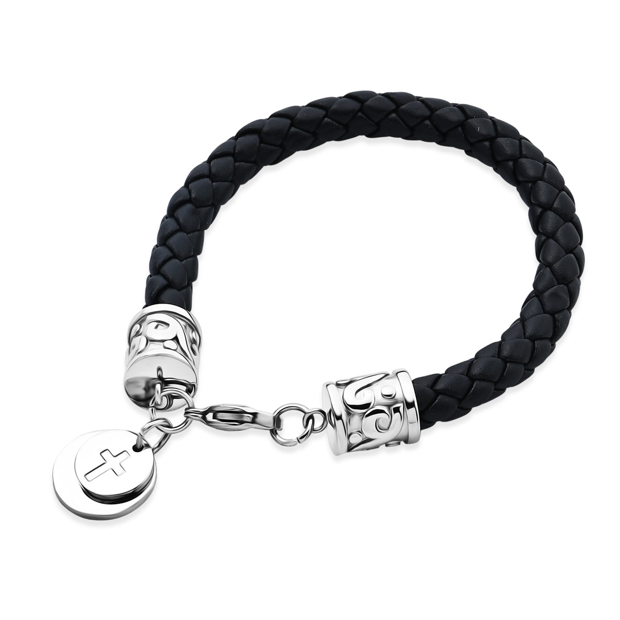 Coin Charms Bracelet (Size - 8) in Silver Tone 6342278 4