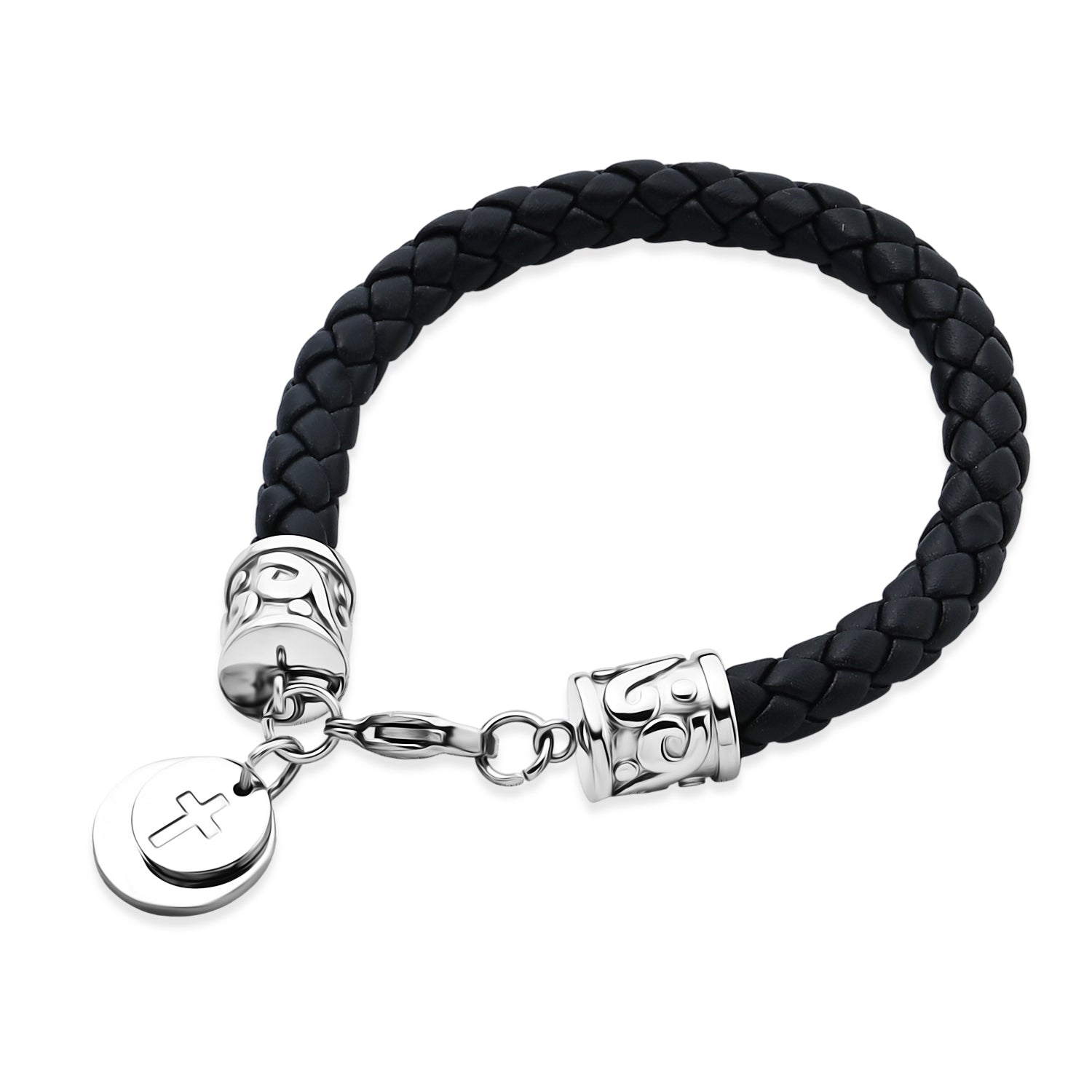 Coin Charms Bracelet (Size - 8) in Silver Tone 6342278 4