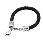 Coin Charms Bracelet (Size - 8) in Silver Tone