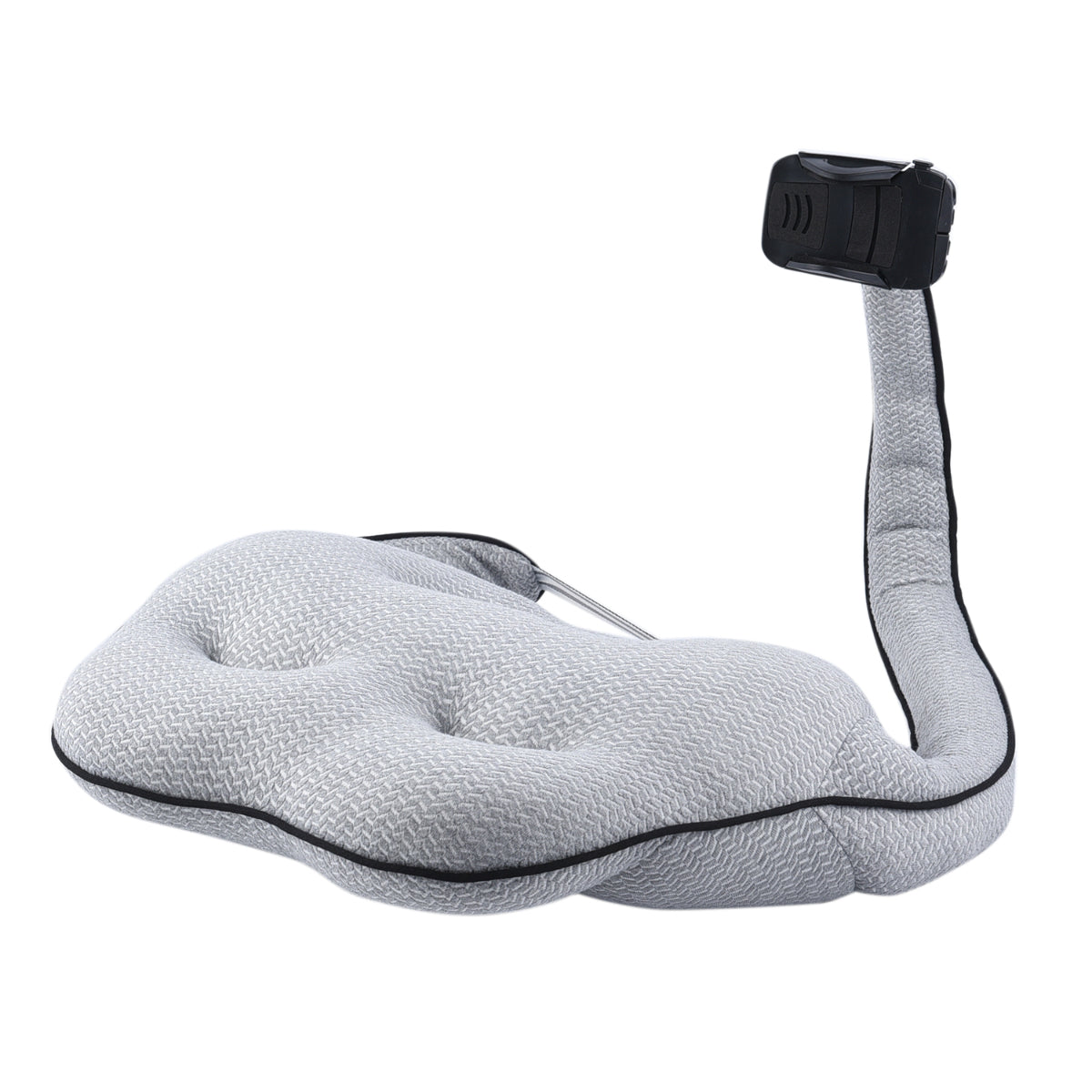 Multi-Function Back Support Cushion with Mobile Phone Holder - Grey V32737721 4
