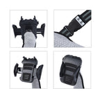 Multi Function Back Support Cushion with Mobile Phone Holder (Size 33x50Cm) - Grey_6343976_5