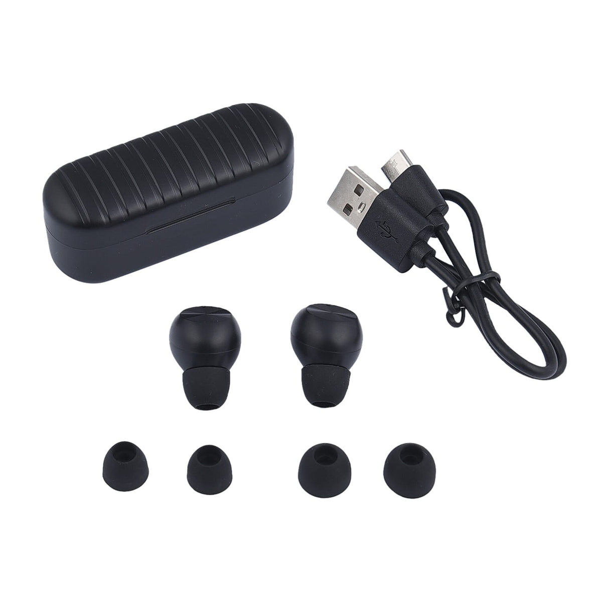 Bluetooth Wireless Stereo Earphone with USB Port and Charging Box 6713660 1