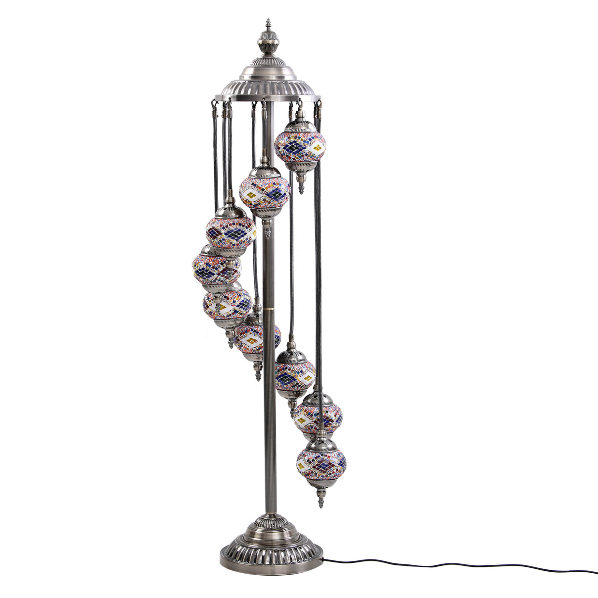 Handmade Turkish Mosaic Table Lamp for Home DÃ©cor, Office DÃ©cor and Bedroom DÃ©cor - Multi 6830277 0