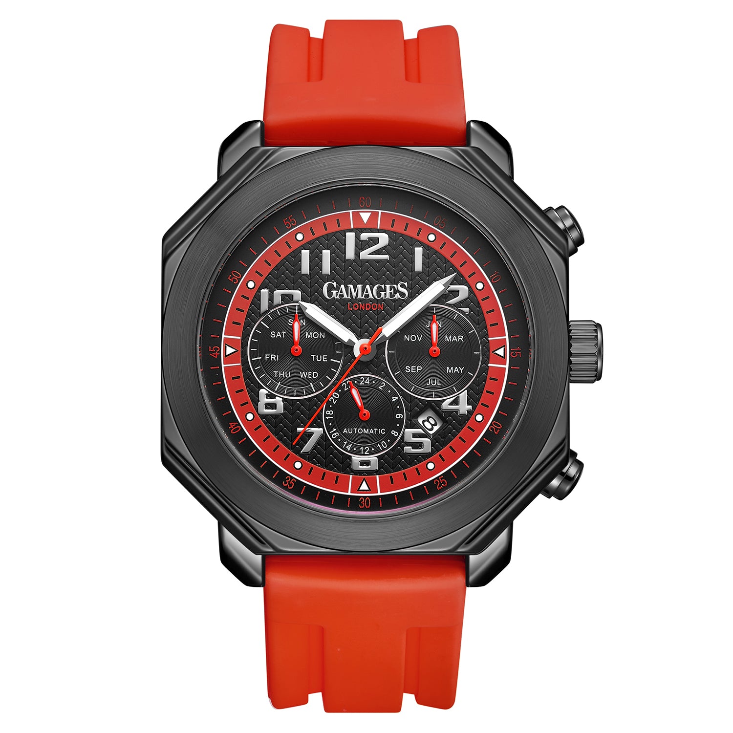 GAMAGES OF LONDON Limited Edition Hand Assembled Contemporary Automatic Red 6883772 0