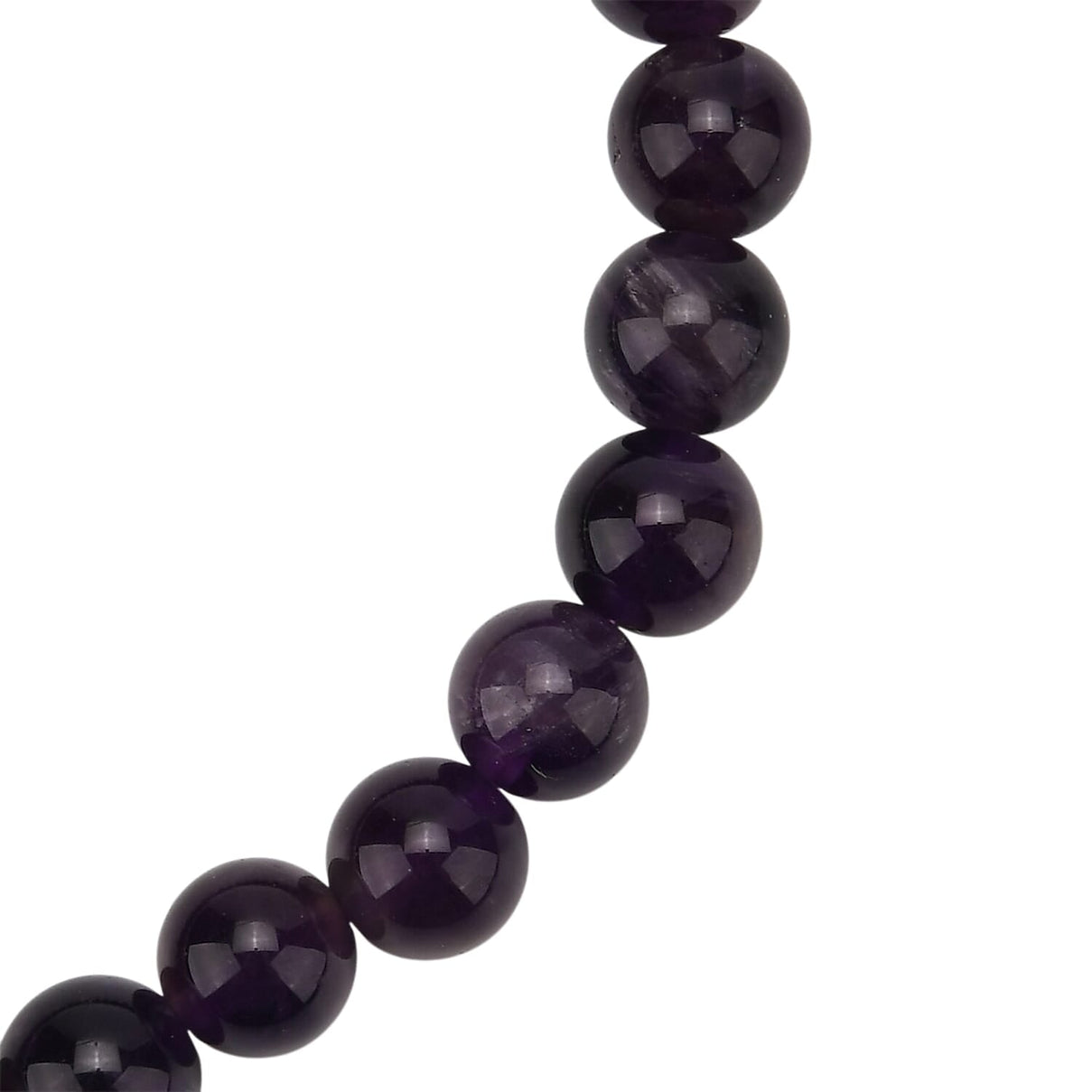 Multi-Gemstone 7 Chakra Healing Crystal Gift Set: Photo Case &amp; Amethyst Beads Stretchable Bracelet (7.5-8.0 inch) V32520101 3