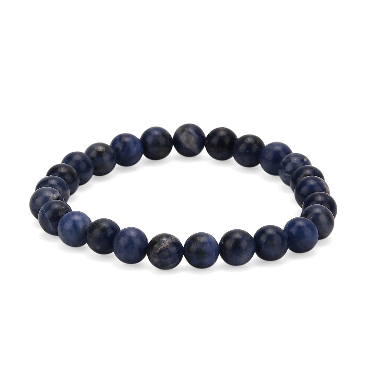 Multi-Gemstone 7 Chakra Healing Crystal Gift Set: Photo Case &amp; Sodalite Beads Stretchable Bracelet (7.5-8 inch) 4430913 2