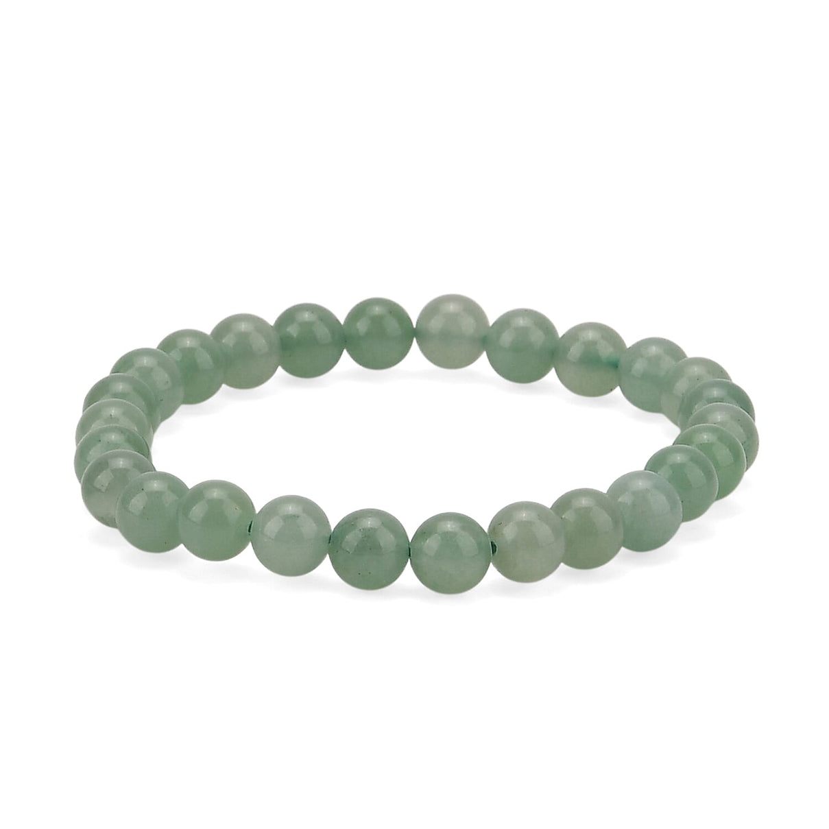 Multi-Gemstone 7 Chakra Healing Crystal Gift Set: Photo Case &amp; Green Aventurine Beads Stretchable Bracelet (7.5-8 inch) V32489853 2
