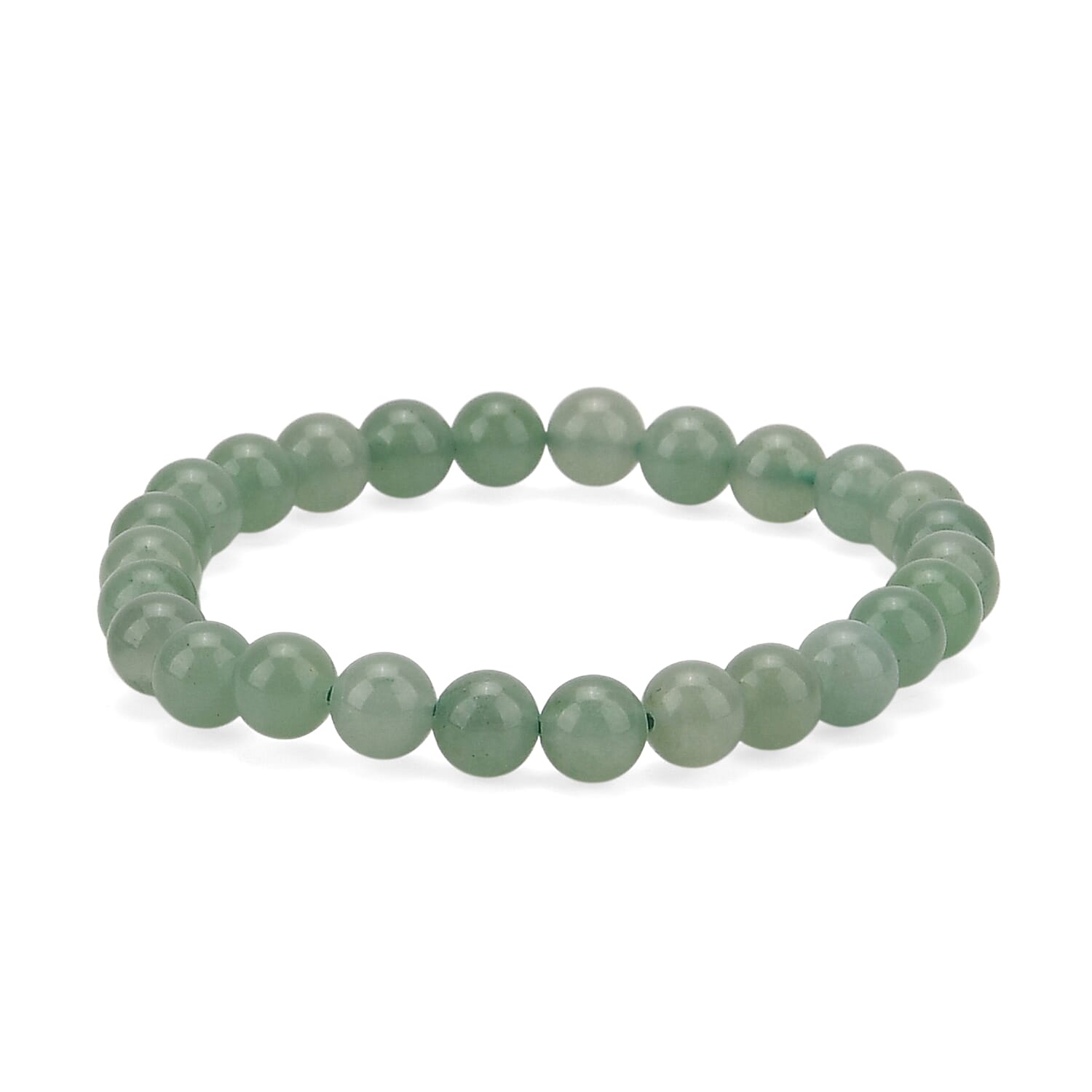 Multi-Gemstone 7 Chakra Healing Crystal Gift Set: Photo Case &amp; Green Aventurine Beads Stretchable Bracelet (7.5-8 inch) V32489853 2
