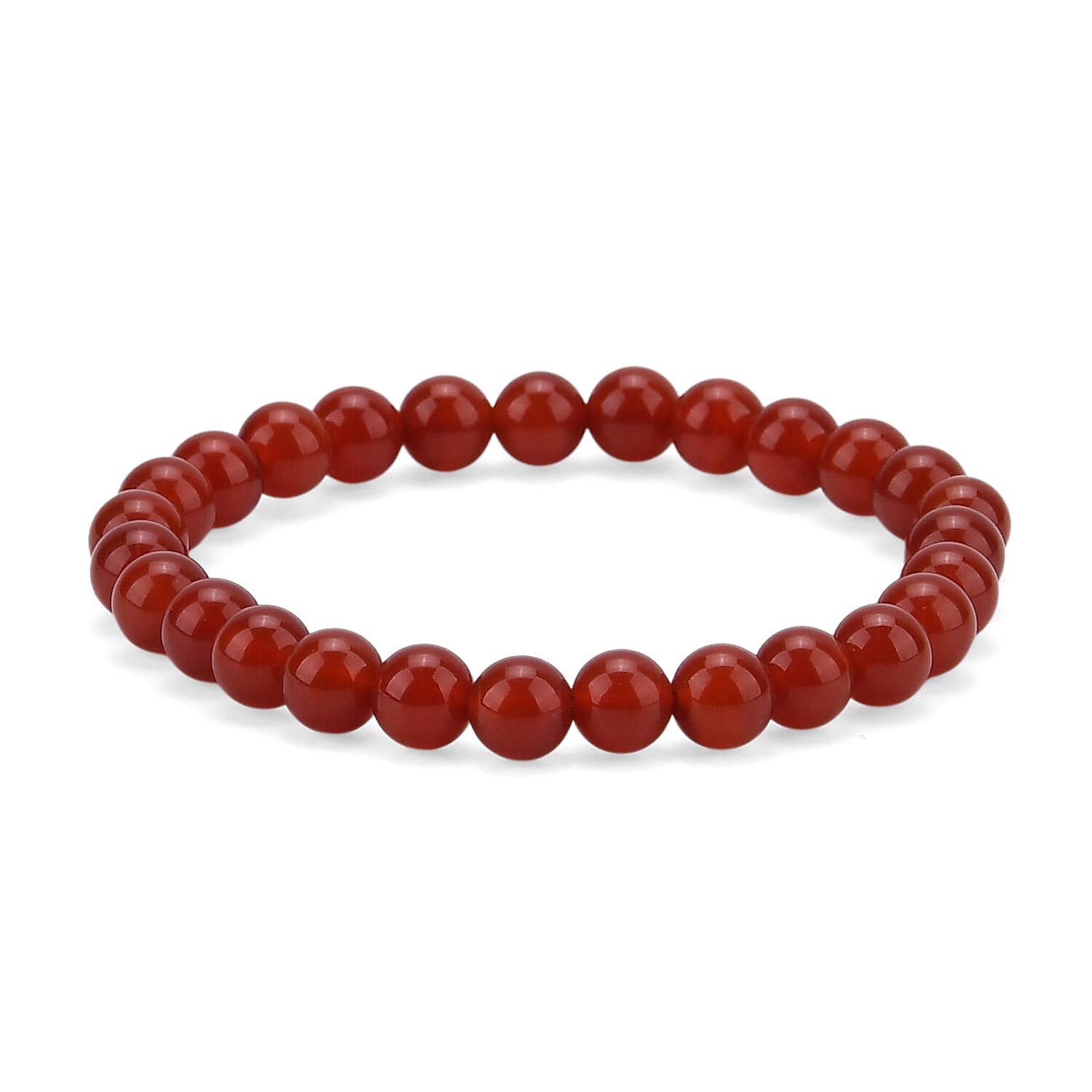 Multi-Gemstone 7 Chakra Healing Crystal Gift Set: Photo Case &amp; Red Agate Beads Stretchable Bracelet (7.5-8 inch) V32513330 2