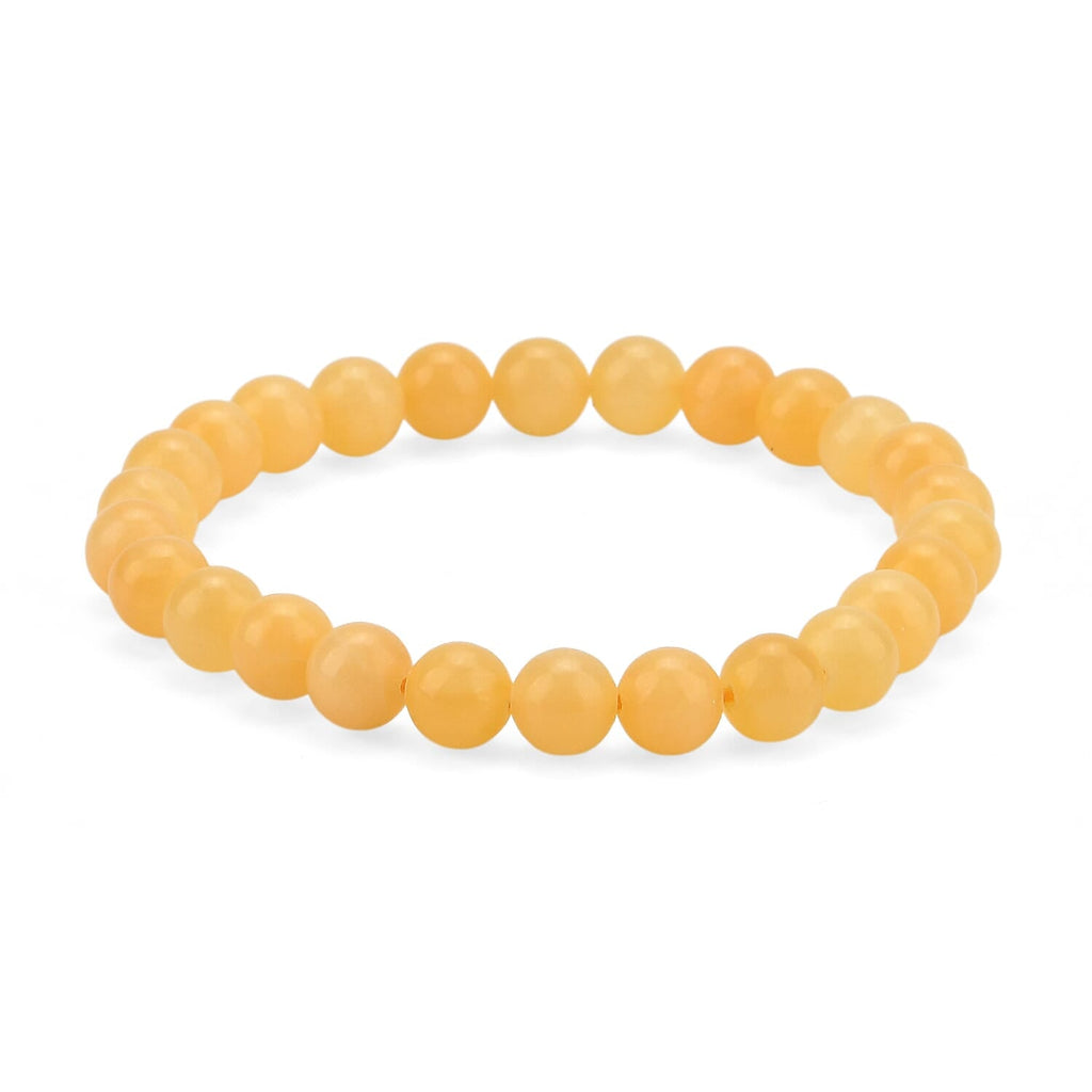 Multi-Gemstone 7 Chakra Healing Crystal Gift Set- Photo Case & Yellow Quartz Beads Stretchable Bracelet (7.8-8 inch)