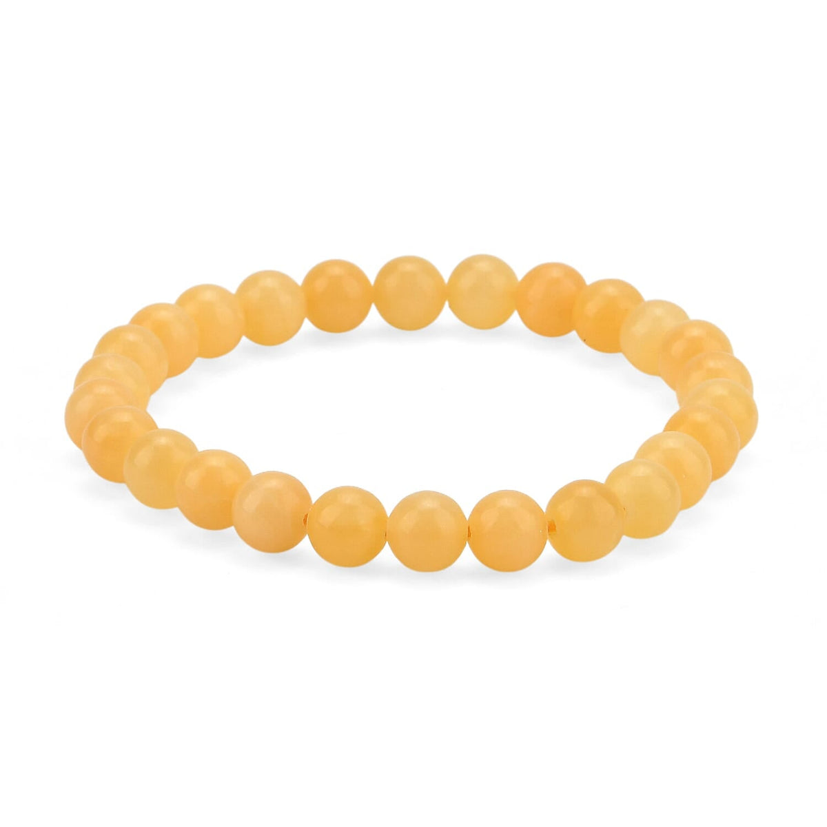 Multi-Gemstone 7 Chakra Healing Crystal Gift Set: Photo Case &amp; Yellow Quartz Beads Stretchable Bracelet (7.8-8 inch) V32514086 2