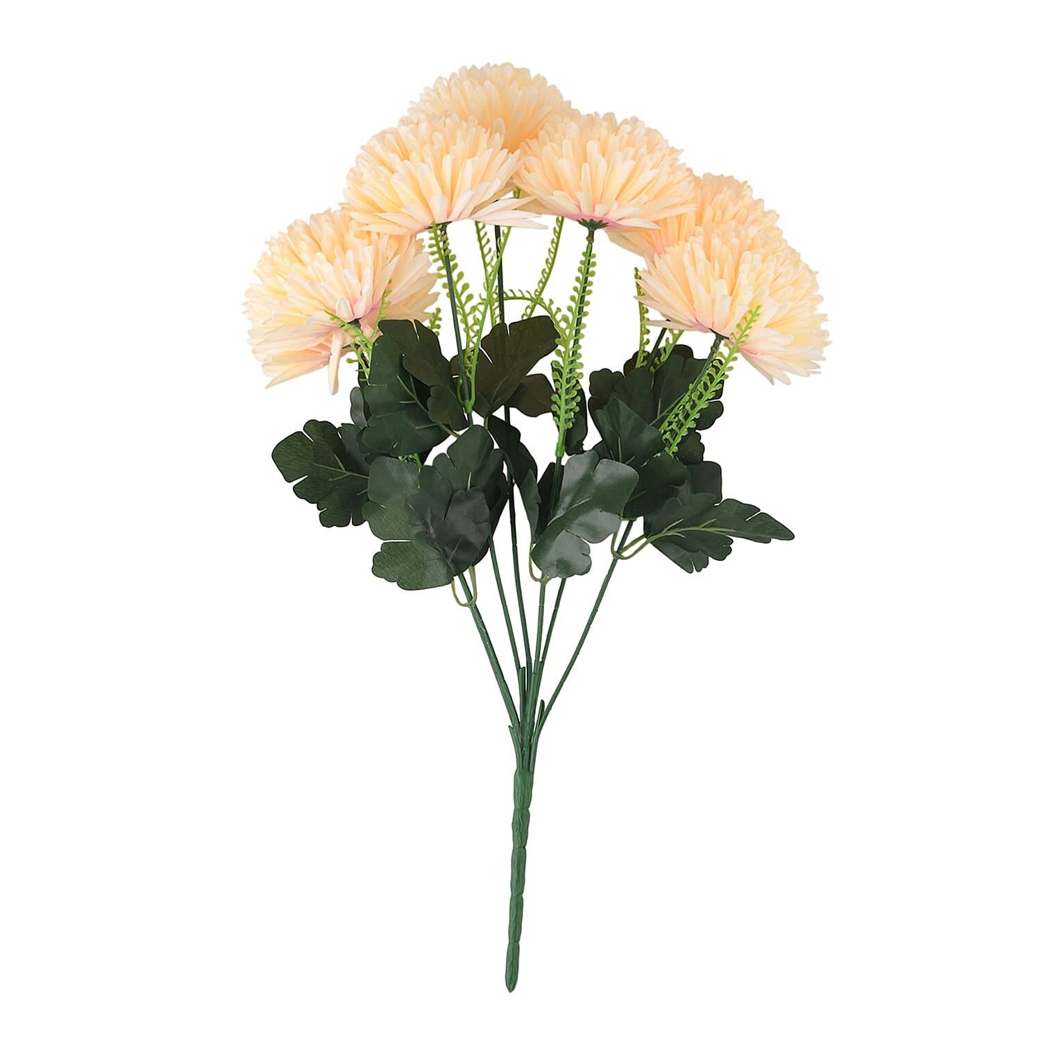 7-Heads Artificial Flower Bouquet (43cm) - Yellow 8377560 0