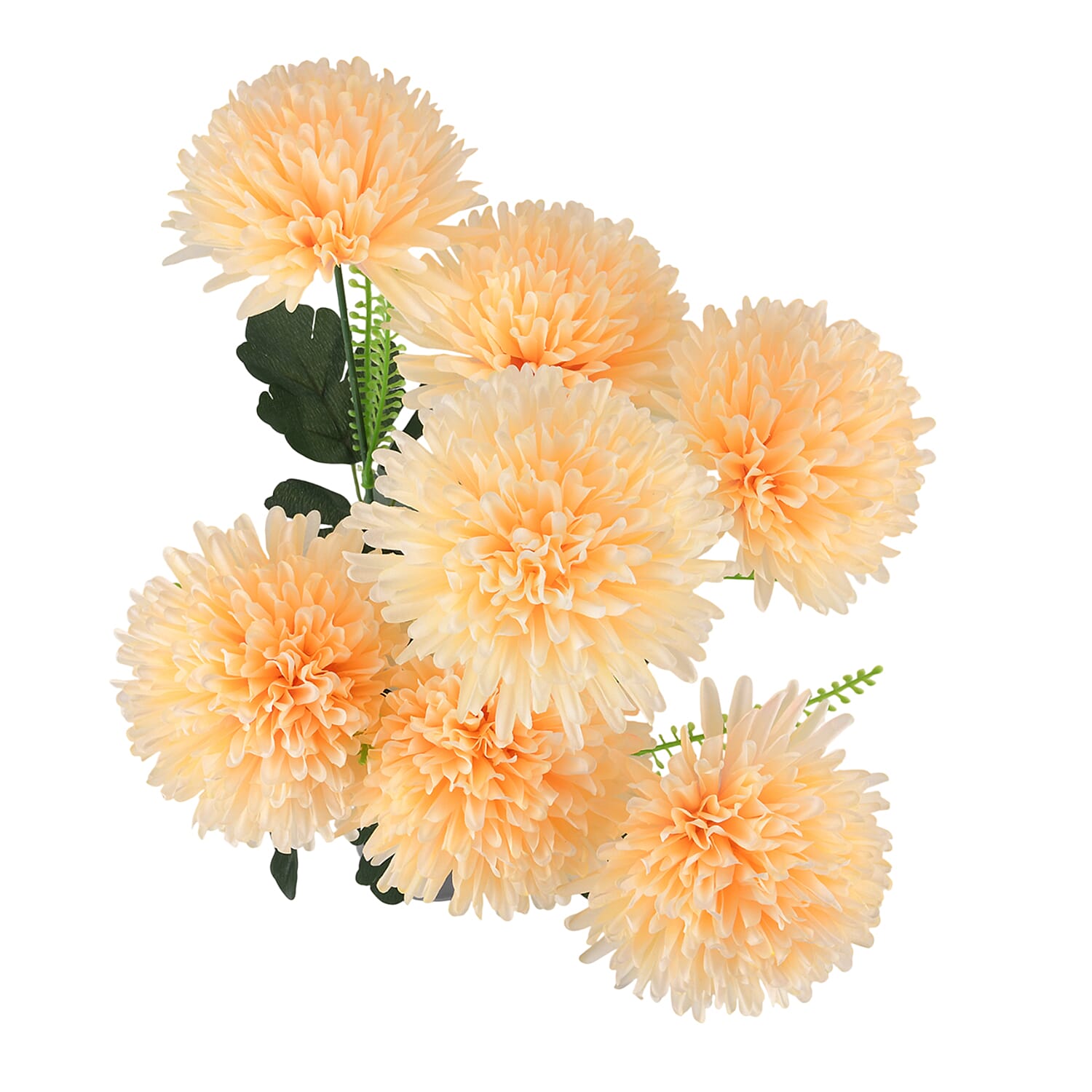 7-Heads Artificial Flower Bouquet (43cm) - Yellow 8377560 4