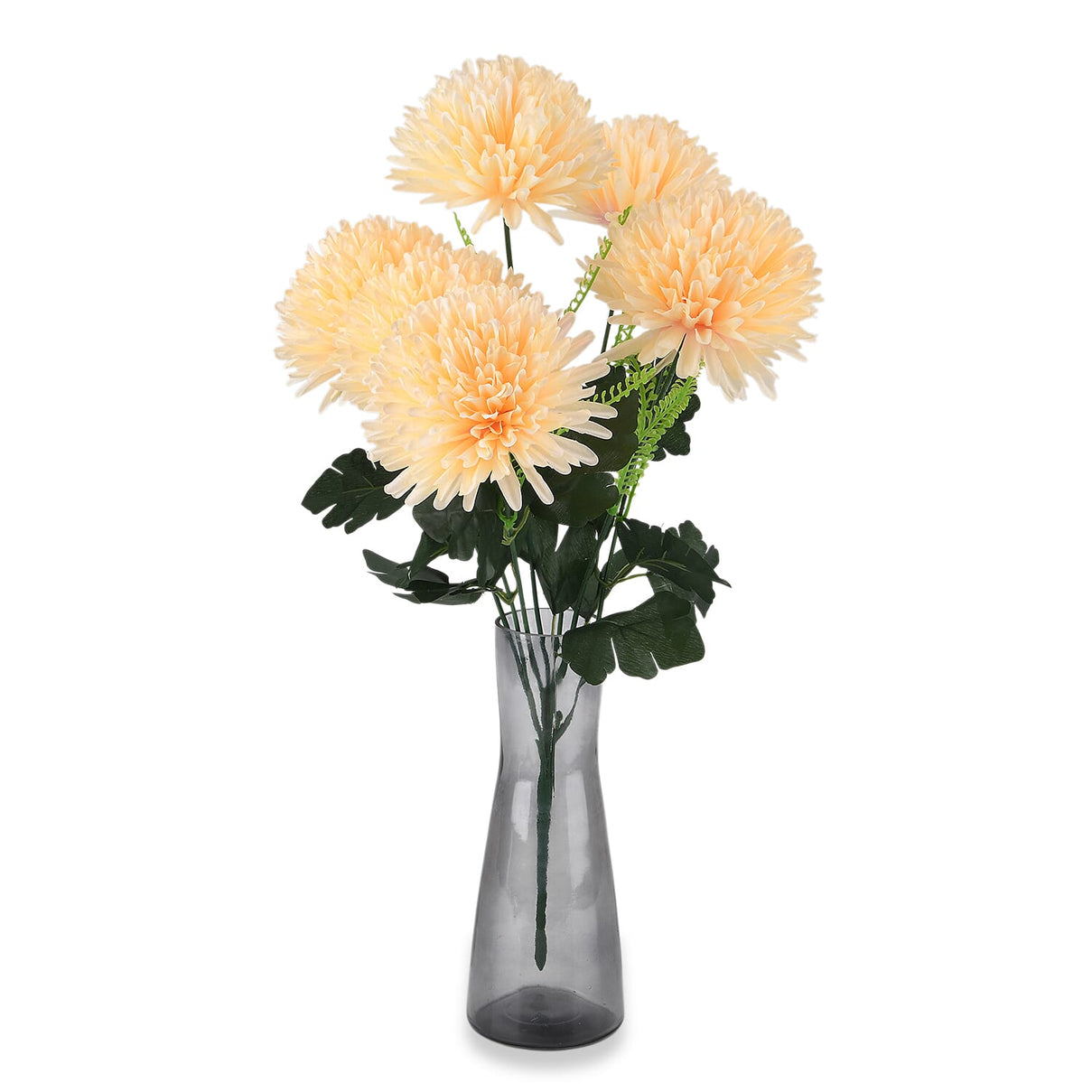 7-Heads Artificial Flower Bouquet (43cm) - Yellow 8377560 5