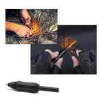 7 in 1 Metal Multi Function Tactical Touch Screen Ball Pen and Multi Functional Card - Black