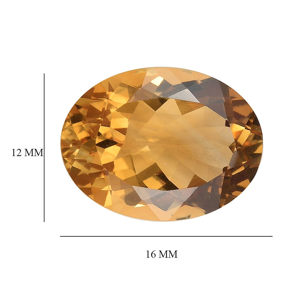 Citrine Oval 16x12mm - 7.01 CT