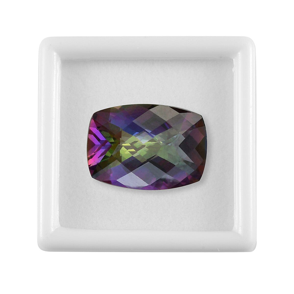 7.10 Ct. Loose Mystic Topaz A Grade CUSHION 14x10 mm 6268151 3