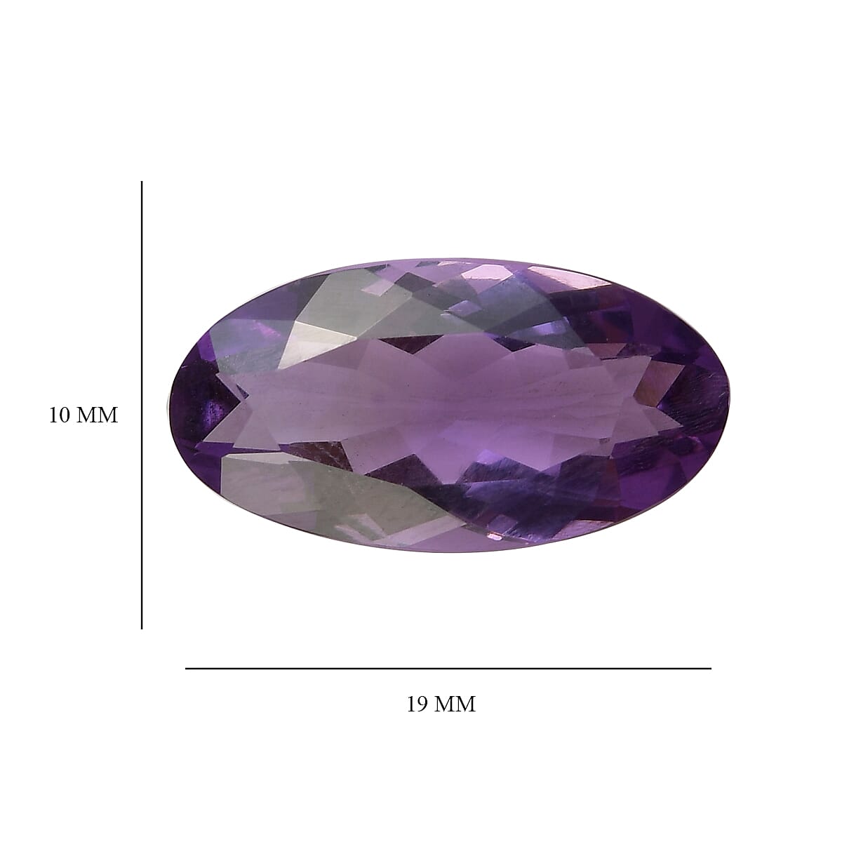 7.30 Ct. Loose Mashamba Amethyst AA Grade OVAL 19x10 mm 6268100 4