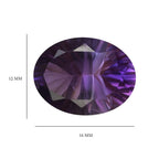 AA Mashamba Amethyst Oval 19x10mm - 7.3 Ct