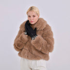 Elegant Cashmere Touch Screen Pearl Embellishments Gloves - Black