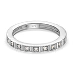 Diamond Ring in Platinum Overlay Sterling Silver_7043200