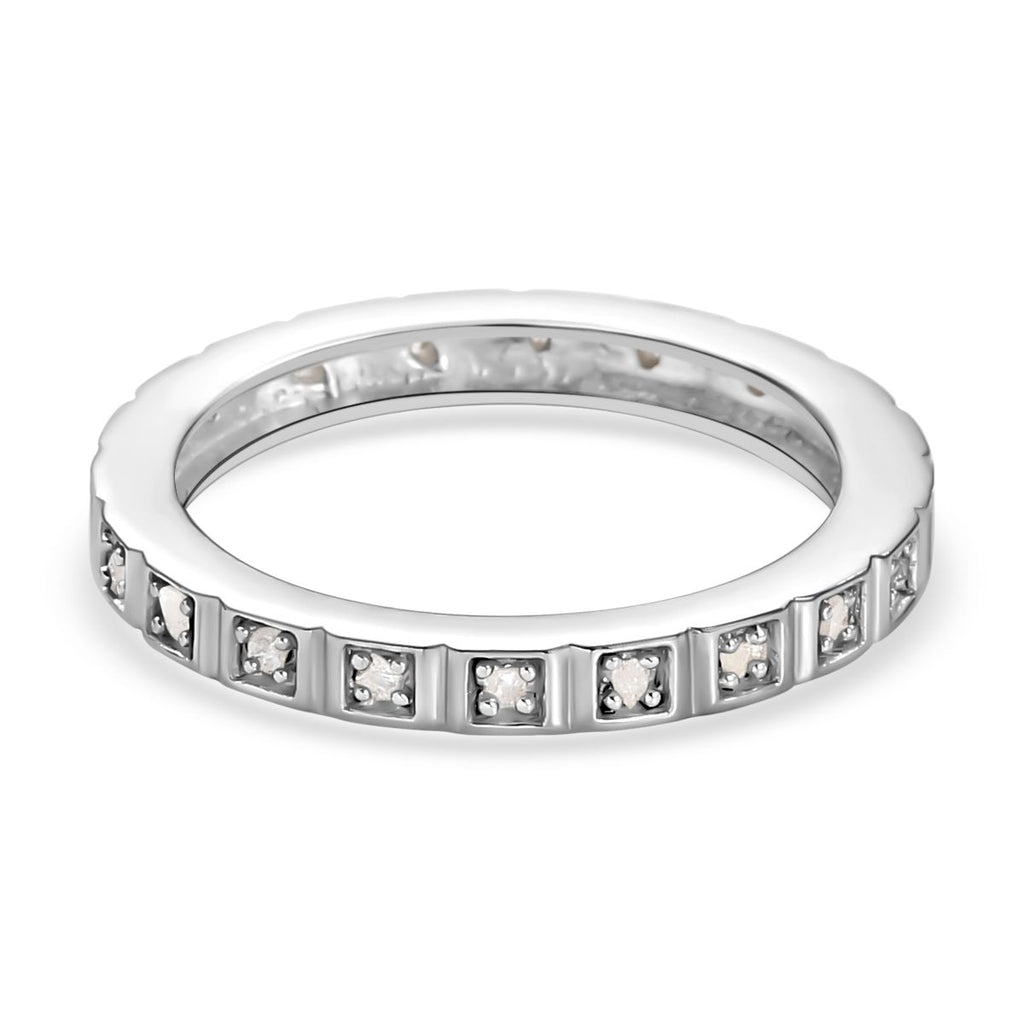 Diamond Ring in Platinum Overlay Sterling Silver_7043200_4