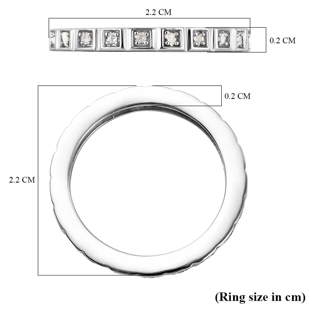 Diamond Ring in Platinum Overlay Sterling Silver_7043200_5