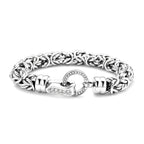 White Crystal Bracelet (Size - 7) Pure White Stainless Steel  0.600  Ct._7083394_3