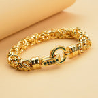 Green Crystal Bracelet (Size - 7.5) Pure White Stainless Steel  0.600  Ct._7083424_1
