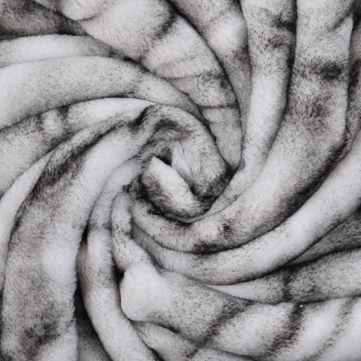 Super Soft Faux Chinchilla Fur Double Layer Blanket with Sherpa Lining - WhiteÂ  7133372 5