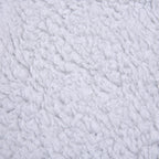 Super Soft Faux Chinchilla Fur Double Layer Blanket with Sherpa Lining (Size 200x150 cm) - White_7133372_7