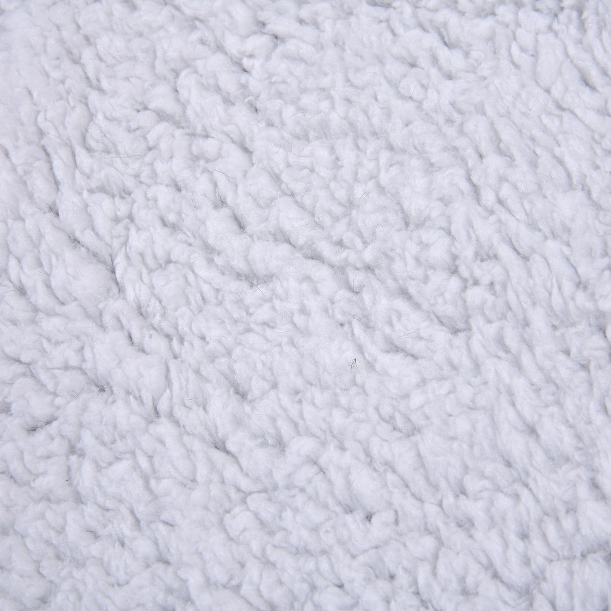Super Soft Faux Chinchilla Fur Double Layer Blanket with Sherpa Lining - WhiteÂ  7133372 7