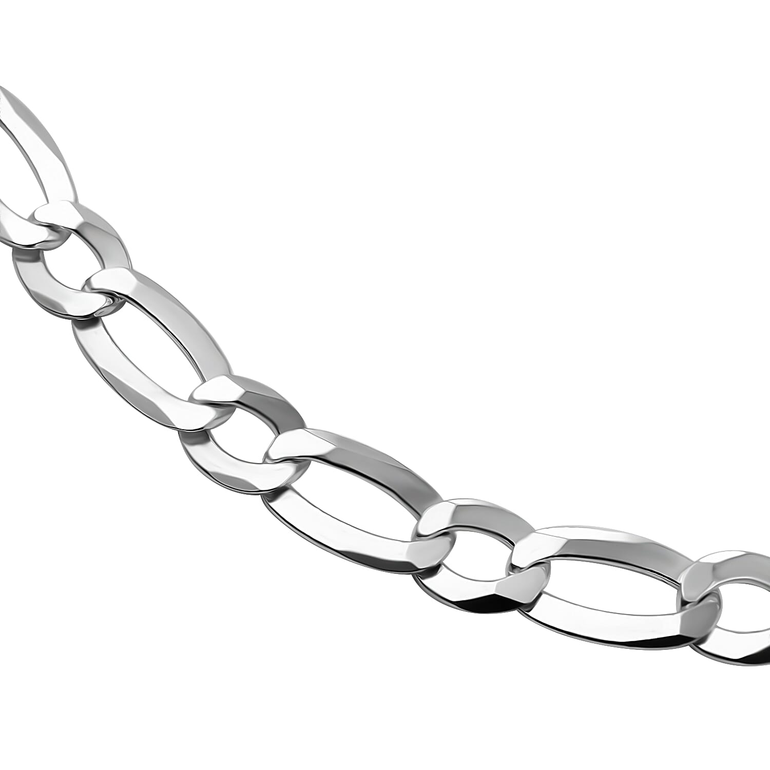Vicenza Closeout - Sterling Silver Figaro Necklace (Size - 20), Silver Wt. 32 Gms 7148719 2
