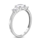 Simulated Diamond Ring in Rhodium Overlay Sterling Silver_7153440_3