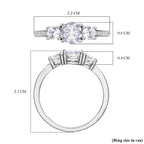Simulated Diamond Ring in Rhodium Overlay Sterling Silver_7153440_5