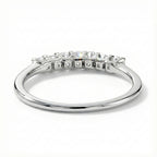 9K White Gold Moissanite Half Eternity Ring_7159079_5